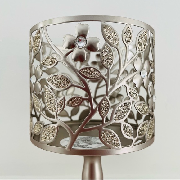Bath & Body Works Other Bbw Bath Body Works Dogwood Silver 3 Wick